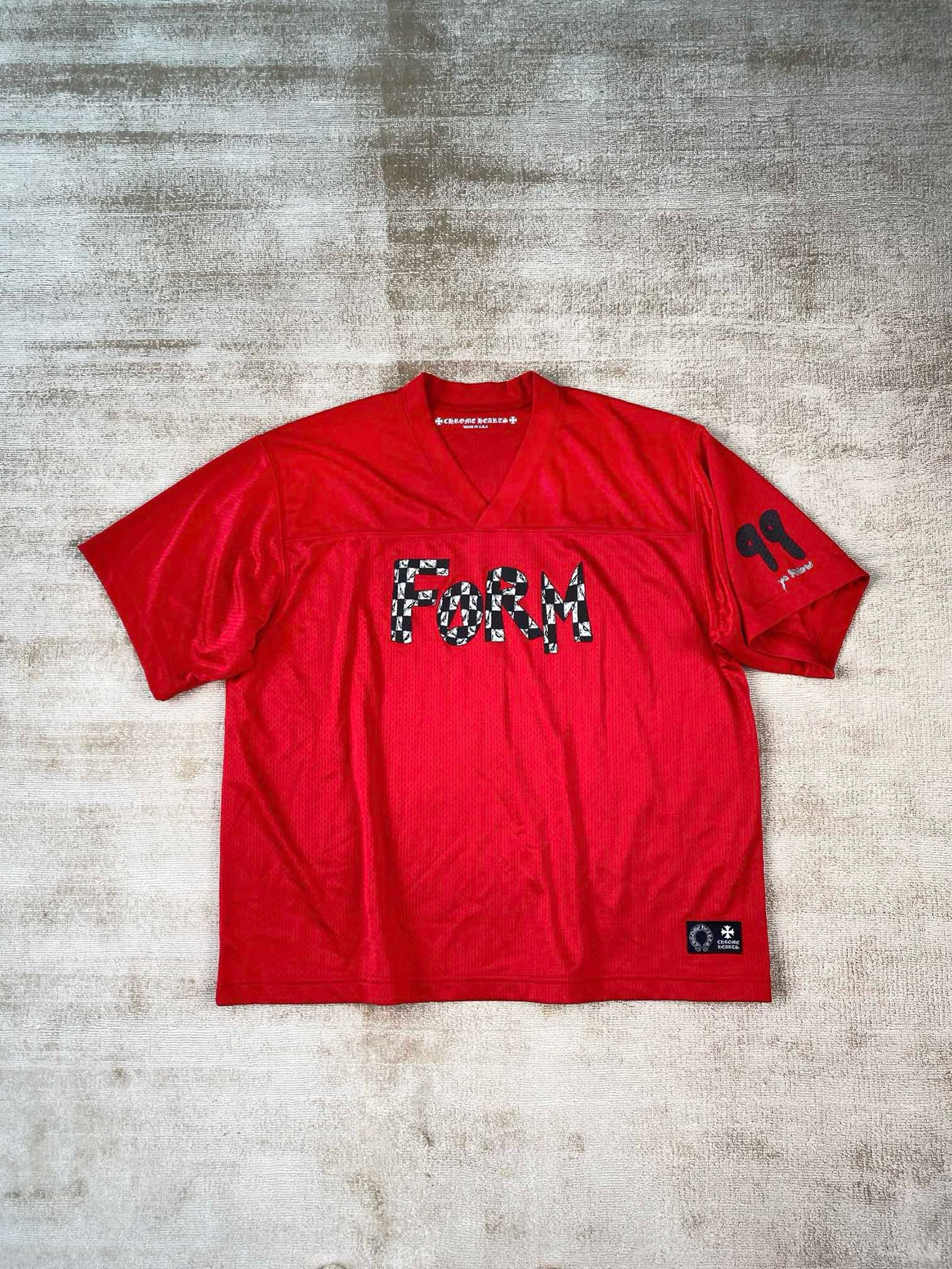 Chrome Hearts 99 Form Matty Boy Mesh Red Jersey (8) - newkick.vip